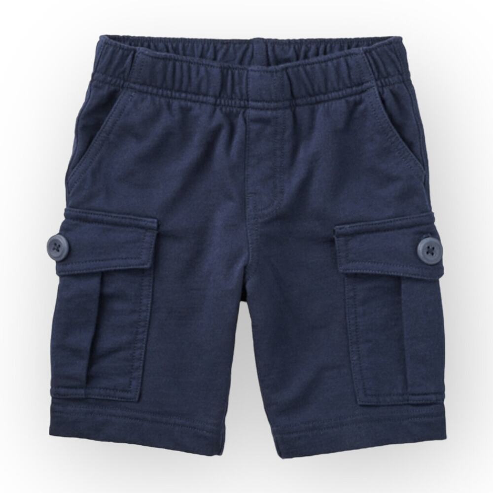 Tea Collection NWT Blue French Terry Cargo Shorts. Size 2